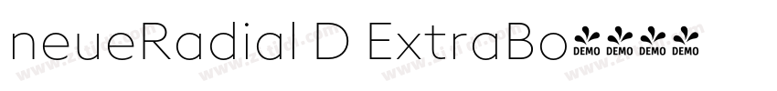 neueRadial D ExtraBo字体转换 neueRadial D ExtraBo字体转换